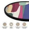 Vormen - Ritmisch - Kleuren - Abstract Fotolijst rond zonder passe partout klein -closeup_NL