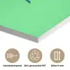 c'est la fucking vie - Groen - Penseelstijl PET vilt klein -closeup_NL