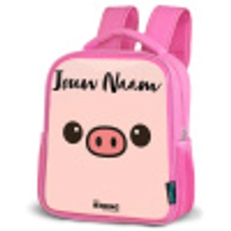 Kawai - Varken - Roze Kinderrugzak - Roze middel -schuin