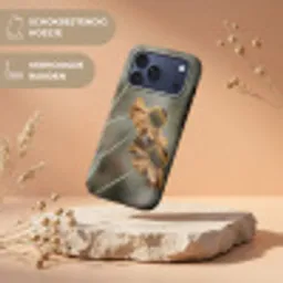 Zonnehoed - Droogbloemen - Geel - Warm Toughcase MagSafe Apple iPhone 17 Pro Max klein -USP_RandenV_NL