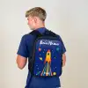 Raket - Sterren - Planeet - Ruimte Rugzak - Zwart middel -sfeer8