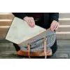 Groen - Marmer - Aders laptophoes neopreen klein 279 -tas