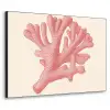Koraal - Stipjes - Roze Textielframe zwart klein -3d