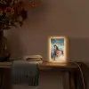 Paard - Dieren - Bruin - Natuur Light Box met kabel (Tafellamp) klein -sfeer4