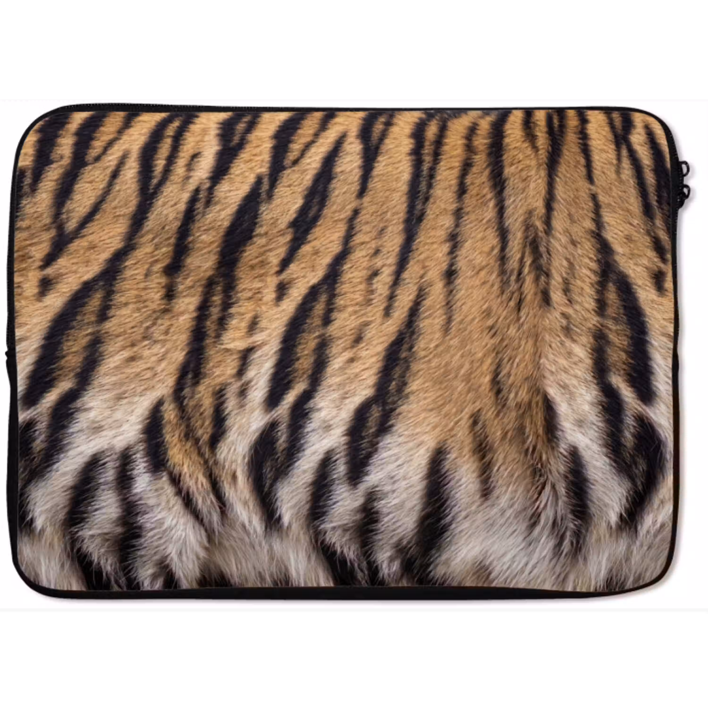 Tijgervacht - Klassiek - Zwart laptophoes neopreen klein -zkaufland3dotto