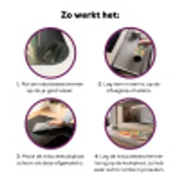 Tulpen - Abstract - Kleurrijk Inductie beschermer vinyl 3mm klein -zzzzzzz-cc-werking