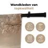 Bloesems - Wit - Boot - Minimalistisch Wandkleed katoen klein -sfeer2