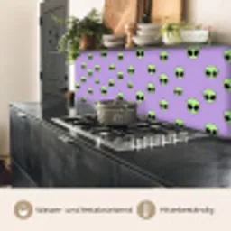 Alien - Retro - Lila keuken achterwand 2 middel 871 -usp_DE