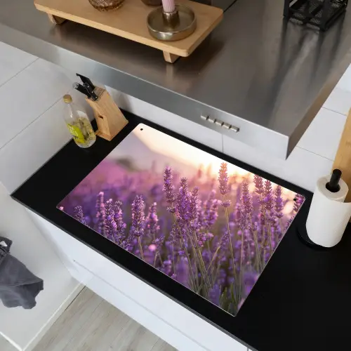 Lavendel - Paars - Zonlicht Inductie beschemer met haakjes klein -sfeer1