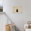 Beer - Donkerbruin - Minimalistisch tuinposter los doek klein -sfeer8