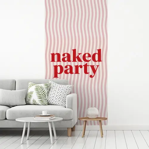 Tekst - Modern - Strepen fotobehang vinyl groot -woonkamer
