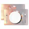 Glazen - Bloem - Roze Placemat vinyl groot -zzsfeer2_Kitchenyeah-website