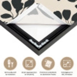 Abstract - Patroon - Zwart Textielframe zwart klein 947 -USP_feed_closeupNL