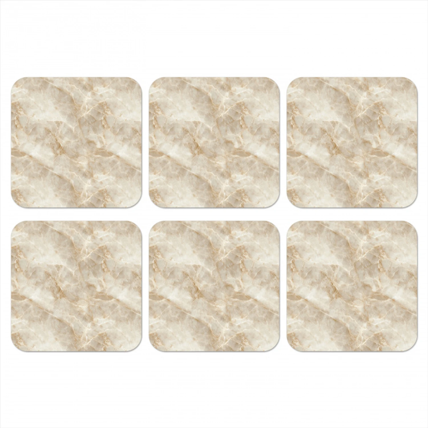 Lichtbeige - Onyx - Subtiel onderzetter kurk middel 366 -3d