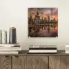 Boeddha beelden - Zonsondergang - Water - Boeddhisme plexiglas 5mm klein -sfeer1