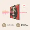 Graffiti - Vrouw - Rood - Street art - Banksy PET vilt klein -USP_NL