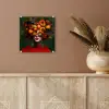 Vrouw - Vruchten - Papaja - Ananas plexiglas 5mm klein -sfeer5