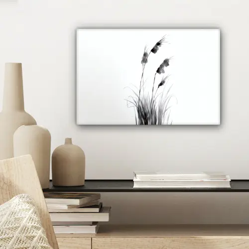 Minimalistisch - Stelen - Wit canvas 2cm klein -sfeer6