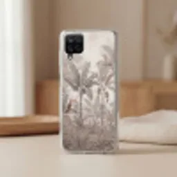 Natuur - Jungle - Ringstaartmaki - Bruin Telefoonhoesje Samsung Galaxy A12 klein -sfeer2