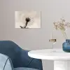 Paardenbloem - Minimalistisch - Wit poster papier klein -sfeer3