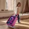 Space karate neon Kinderkoffer - Roze klein -sfeer1