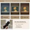 Vrouw - Hoed - Geel Light Box met batterij (Wandlamp) middel -USP_lichtkleurNL