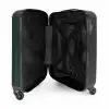 Abstract - Groen gridpatroon NBS - Handbagage koffer - Kinderen Unisex middel -binnenkant