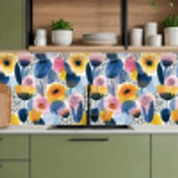 Creatief - Patroon - Kleurrijk keuken achterwand 2 middel 871 -sfeer3