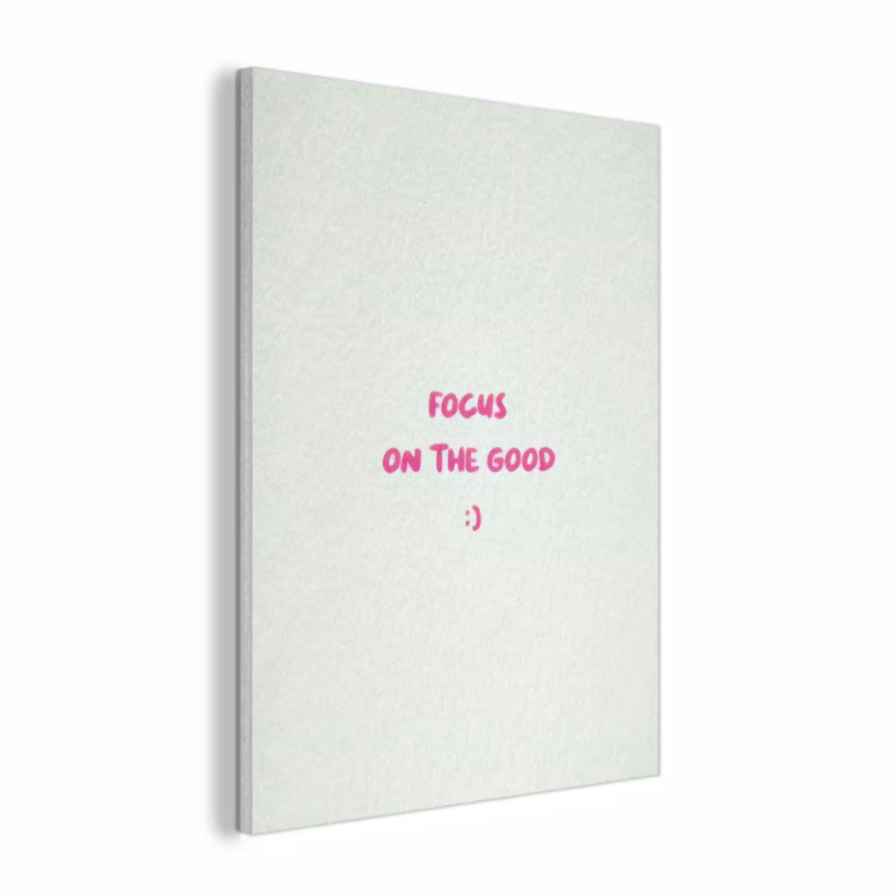 Focus - Beige - Roze - Smiley PET vilt klein -3d