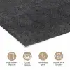 Beton - Zwart - Grijs - Rustiek - Industrieel poster papier klein -closeup_NL
