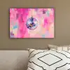 Discobal - Pink - Verf canvas 2cm klein -sfeer3