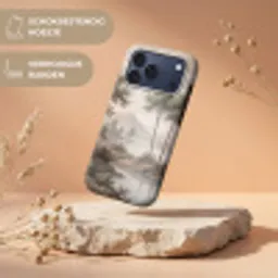 Bomen - Meer - Bergen - Illustratie Toughcase MagSafe Apple iPhone 17 Pro Max klein -USP_RandenV_NL