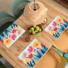 Illustratie - Bloemen - Kleurrijk Placemat vinyl groot -zzsfeer5_Kitchenyeah-website