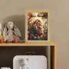 Leeuw - Dieren - Bloemen - Jungle Light Box met kabel (Kinderlampje) klein -sfeer2_kind