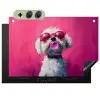 Pink - Hond - Bubbel Inductie beschemer met haakjes klein -3d
