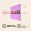 Felroze - Badass - Panterprint - Schaduw PET vilt klein -USP_DE