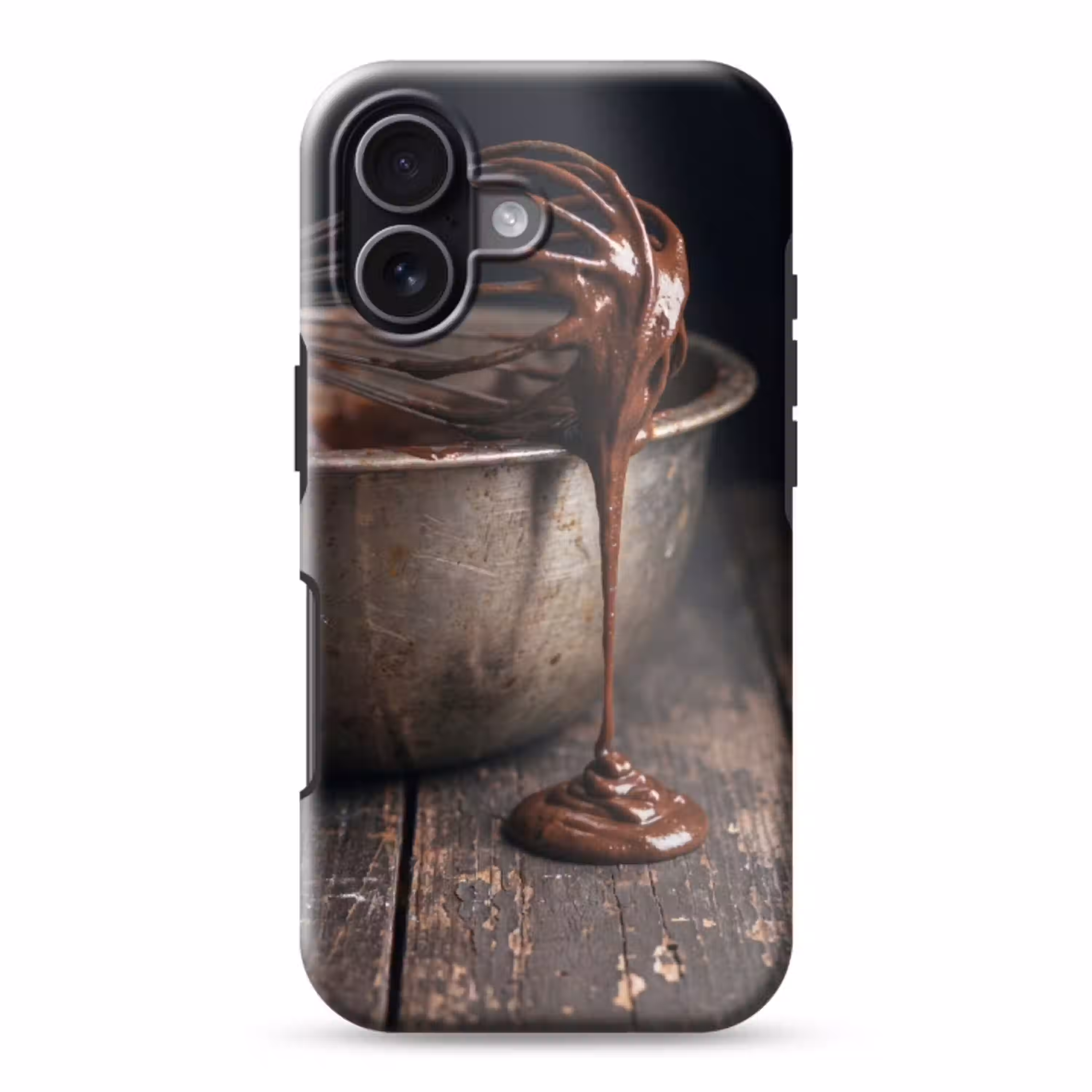 Chocolade - Beslag - Eten Toughcase MagSafe Apple iPhone 17 klein -3d