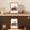 Trekker - Minimalistisch - Illustratie - Rood Light Box met kabel (Kinderlampje) klein -sfeer3_kind
