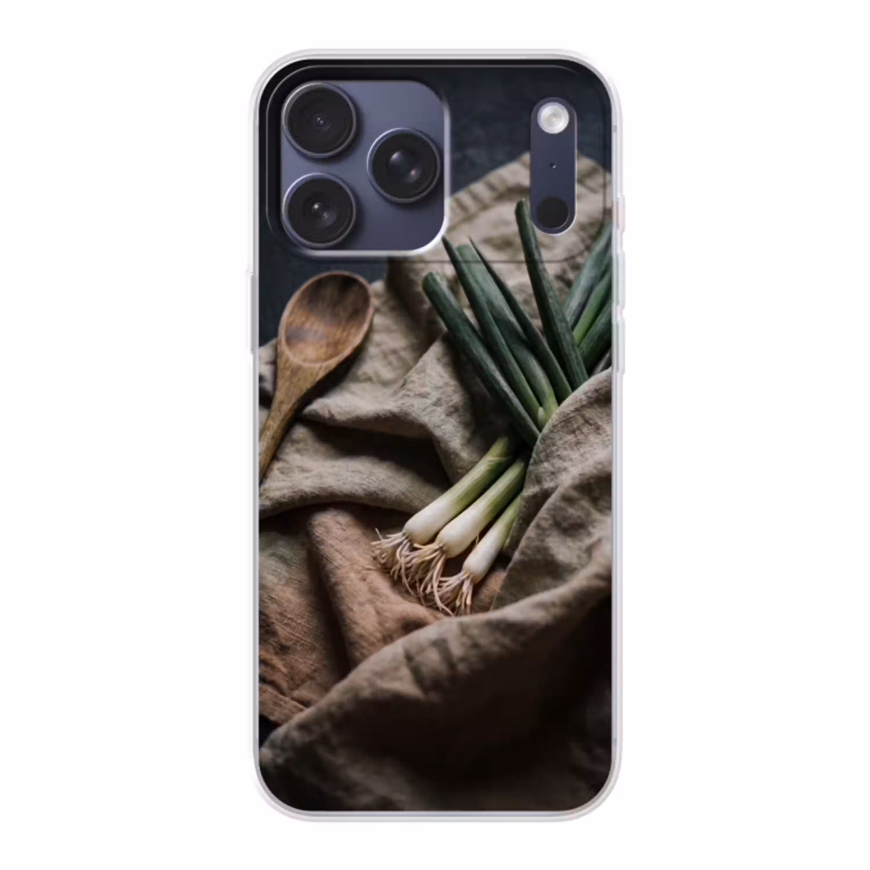 Eten - Lepel - Rustiek Telefoonhoesje iPhone 17 Pro Max klein -3d