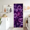 Paars - Bubbels - Schuim deurposter klein -sfeer5