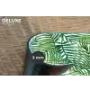 Palmboom - Bladeren - Groen Placemat vinyl groot 368 -closeup