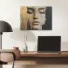 Abstract - Goud - Gezicht - Lippen PET vilt klein -sfeer5