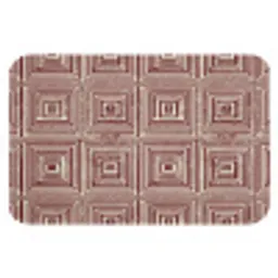 Geometrisch - Patroon - Rood Badmat klein 997 -3d
