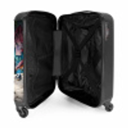Skater schildpad NBS - Handbagage koffer - Kinderen Unisex middel -binnenkant