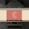 Minimalistisch - Illustratie - Aardbei - Tak keuken achterwand spatscherm klein -sfeer1