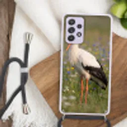 Ooienvaar - Bloemen - Weide - Kleurrijk Hoesje Samsung Galaxy A52 5G met koord klein -sfeer4