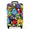 Monsters met Felle Kleuren Koffer - NBS - Handbagage middel -productfoto_recht