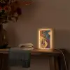 Silhouetten - Abstract - Zon - Maan Light Box met kabel (Tafellamp) klein -sfeer4