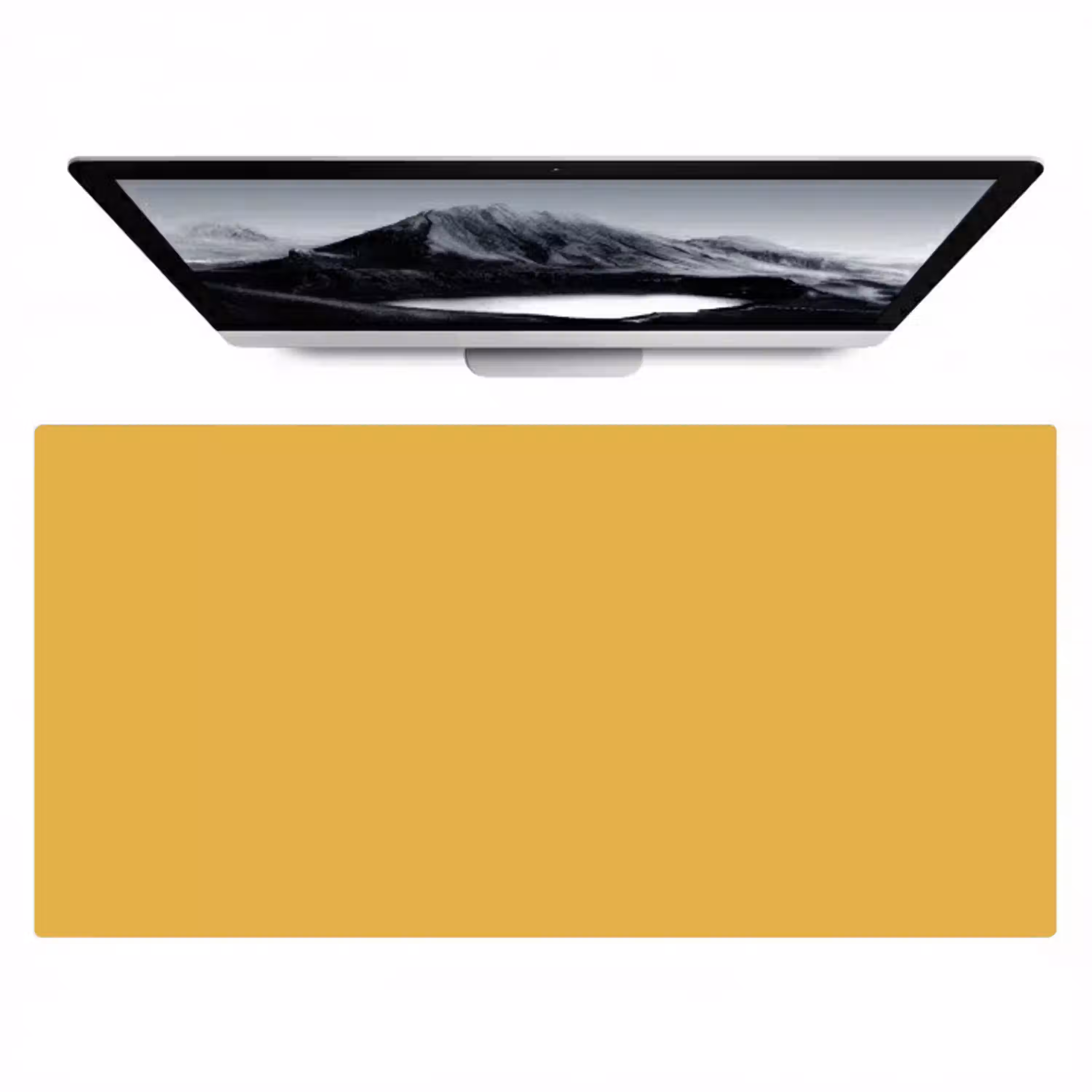 Joyful - Mustard - Geel Muismat XXL klein 681 -zzz3d