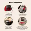 Moeder - Quote - Hartje - Rood Inductie beschermer vinyl 3mm middel -usfeer9_FR